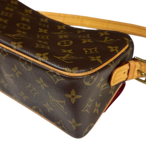 LOUIS VUITTON Brown Monogram Canvas Shoulder Bag - Picture 9 of 16